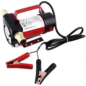 Pompe de Transfert de Carburant Électrique 12V DC, 160W 40L/min Pompe à Huile Électrique Pompe à Portable IP55 avec filtre (Liusing, neuf)