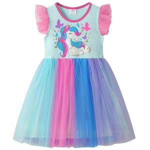 VIKITA Robe Fille Princesse Mariage Ceremonie Pageant Casual Enfants Robe SH2323 2-3 Ans (VIKITA FACTORY STORE EUROPE, neuf)