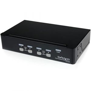StarTech.com Commutateur KVM 4 ports VGA USB &agrave; montage en rack - Switch KVM - 1920 x 1440 (SV431USB) (MYELECTROID, neuf)