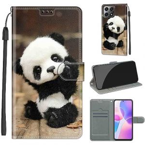 SIENIANLINE Coque pour Honor X8 4G, Coque Honor X30i,Etui Protection Housse Premium en Cuir de Portefeuille en Cuir Fermeture Magn&eacute;tique Flip Case pour Honor X8 4G / Honor X30i / Honor Play 6T Pro (DIKAS, neuf)