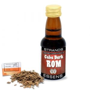 Essence Style Rhum Brun Cuba 25ml &ndash; Sans Alcool &ndash; Pr&eacute;pare 0,75L &ndash; Avec Copeaux De Ch&ecirc;ne Fran&ccedil;ais 20g Offerts (AlcoFermBrew, neuf)