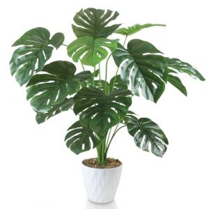 INSANYJ Fausse Plante, 75cm Plantes Artificielles Interieur Exterieur, Plante Verte Artificielle avec Pot, Fake Plant pour Decoration Cuisine Salon Chambre Bureau Cuisine Deco (INSANYJ, neuf)
