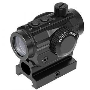 Feyachi Red & Green Dot Sight RDS-36 1x22mm 5 MOA viseur Point Rouge et Vert avec 0.83" Mire de Fusil &agrave; Monture Montante (FEYACHI-EU, neuf)
