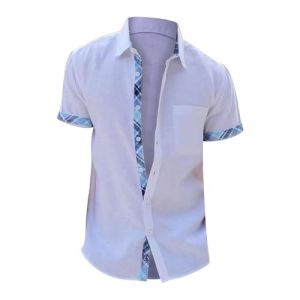 Offre De Mes Commande Chemise Homme Manches Courtes Hawaïenne Blanche sans Repassage Hawaienne 8XL en Lin Blanc Bowling Annee 50 Grand Pere Chemisette Slim Fit Vetement Boheme Chic Grande Taille (Uwdiohq, neuf)
