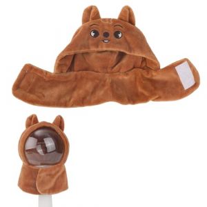 TOYMIS Housse pour Bâton Lumineux Stray Kids, Personnage de Dessin Animé Support pour Bâton Lumineux Tissu en Peluche Doux Compatible avec Stray Kids Ver1.0/2.0 (Ours Brun) (moncion, neuf)