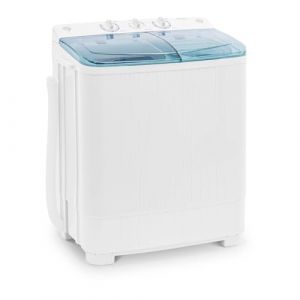 ulsonix LCLEAN MINI M Mini machine à laver avec essoreuse séparée 5 kg 280 W Machine à laver de camping Machine à laver de voyage pour camping-car (expondo GmbH, neuf)