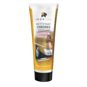 R&eacute;novateur Chrome Moto Voiture Tube 200g - IRONTEK | IT312 | Polish D&eacute;soxydant | Polit Pot &Eacute;chappement Jantes | Protection Anti-Corrosion & Anti-Oxydation | Effet Miroir Durable (SNQR-MOTORS, neuf)