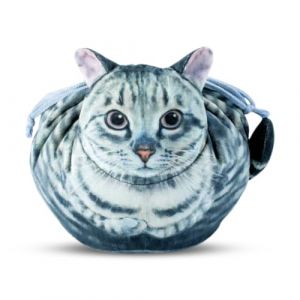 Trousse à maquillage avec cordon de serrage, trousse à maquillage chat, trousse de voyage (ZHONGQIAN DE DIAN, neuf)