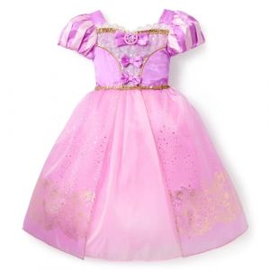 Disney Store Official Costume Raiponce pour Enfants, Raiponce, Robe de Princesse Violette pour Les f&ecirc;tes, Les Jeux de r&ocirc;le et Halloween, 7-8 Ans (Disney Store FR, neuf)