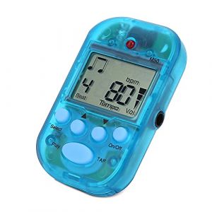 Mini Digital Beat Tap M50 Tempo M&eacute;tronome Clip Instruments de Musique (BLUE) (Funwehua, neuf)