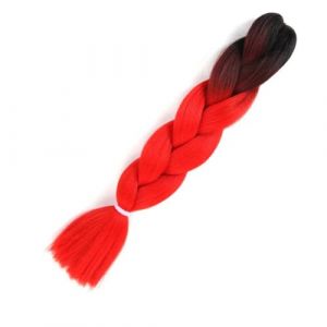 LYVQZPWLRla mode synth&eacute;tique, Extensions de cheveux synth&eacute;tiques de 60 cm for tresses, bleu et violet, au crochet(24inchesM1) (KanHuaDeY, neuf)