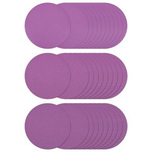 30 disques abrasifs 150 mm (grains 600/1000/1500) – Polissage ultra-fin pour acier inoxydable, céramique & carrosserie – Compatible meuleuse d’angle (humide/sec) (BaiPai-EU, neuf)