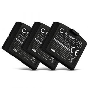 CELLONIC® 3X Batterie BA300 150mAh Compatible avec Sennheiser Set 840 TV, RS 4200, RI 410, Set 830 TV, Set 840-S, Set 900, RR 840 Reparation Casque Audio Headset sans Fil, accu Rechange Remplacement (subtel, neuf)