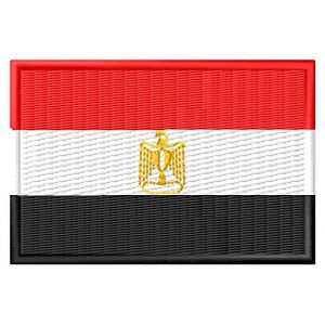 Écusson brodé drapeau de l'Égypte Aufnäher parche Bordado écusson toppa ricamata (Masterpatch, neuf)