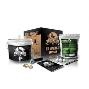 Beer & Wine - George's Kit de Fermentation de la bière 5 l - Bière Artisanale Maison - Kit de Fermentation de Malte - Kit de Production de bière - Idée Cadeau (Kit avec Malt Lager) (BEER&WINE, neuf)