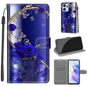SIENIANLINE Coque pour Honor X7A, Coque Honor Play 7T,Etui Protection Housse Premium en Cuir de Portefeuille en Cuir Fermeture Magn&eacute;tique Flip Case pour Honor X7A / Honor Play 7T (DIKAS, neuf)