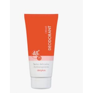 Déodorant crème peau délicate Deliplus anti-transpirant 0 % alcool [50 ml] (TIENDAVID, neuf)