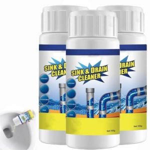 Lanoxie Déboucheur Pro,Deboucheur Evier Nettoyant Puissant Canalisation,Deboucheur Canalisation,Nettoyant Canalisation,En Cas D'eau Stagnante - Cuisine,Salle De Bains,Toilettes,Siphons De Sol (3) (FEIBAO&-Wu, neuf)