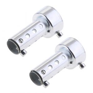 Sharplace 2 Pcs DB Killer Moto Tuyau Silencieux d'Échappement Universel - 42mm (Milageto-EU, neuf)