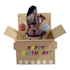 Yonuaret Carte d'anniversaire 3D amusante | Carte d'anniversaire pop-up humoristique | Carte de v&oelig;ux amusante pour mari, maman, enfants, petite amie, homme, fils, fille, p&egrave;re, famille amis (zoncy, neuf)