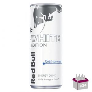 Boisson Énergisante Red Bull White Edition Coco Açaï - 24 x 25cL (KM FACTORY HOME, neuf)