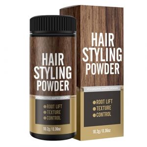 Poudre coiffante, 0.36 oz de poudre coiffante pour hommes, poudre coiffante pour hommes, poudre de texture de cheveux pour hommes, poudre texturisante, poudre coiffante naturelle mate (qieron, neuf)