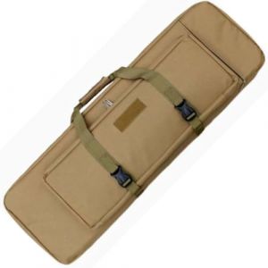 Sac de Tir ，Double Carabine Pistolet Sac,Peut Contenir 2 Fusils,Carabine A Plomb pour Housse De Protection,&Eacute;tui &Agrave; Fusil Tactique Arme Longue,Sac De Tir Sportif Khaki,110cm (Yun Duo Duo 2 (品牌已备案), neuf)