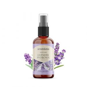 Hydrolat de lavande 100 ml - Aromathérapie, piqûres de moustiques, tonique pour le visage, protection contre la transpiration, après le rasage, coups de soleil, hydratation, peau d'enfants, cuir (aromáma, neuf)