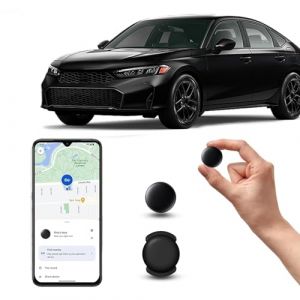 Air tag Traceur Localisateur D’Objets Bluetooth, Android Traceur magnétique caché pour Voiture sans Frais mensuels, GPS Tracker pour Enfants Animaux avec Goo- gle Find My Device no SIM (1 Noir) (liweiqiangshangmao, neuf)