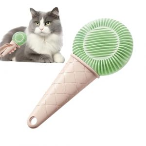 Brosse &Agrave; Animaux | Soies Souples Massant La Peau Des Animaux,Brosse De Toilettage Pour Poils De Chat Et Chien - Pour Poils Longs Et Courts Races Petites Moyennes Et Grandes (ruishu, neuf)