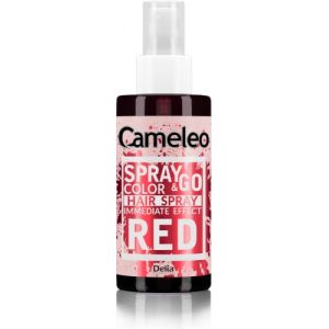 Cameleo,Spray & Go,Spray de peinture pour cheveux,Rouge,pour cheveux blonds, blond platine et gris,il suffit de vaporiser et de finir,semi-permanent,Spray de peinture pour cheveux de carnaval,150 ml (THE LIMITED EDITION ?, neuf)