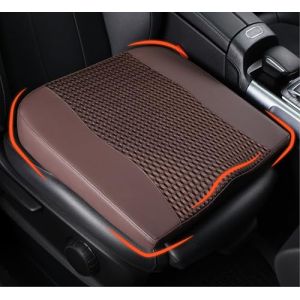 Lofty Aim Coussin Voiture, Assise Ergonomique pour Siège Auto, Rehausseur De Siège Conducteur, Coussin Siège Auto pour Chaise De Bureau, Fauteuil Roulant - Maille 4D Marron (Lofty Aim Store fr, neuf)
