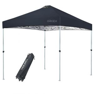 Origem Tonnelle Pliante 3m x 3m & 2,5m x 2,5m avec Parois Latérales, Montage Simplifié en Un Gestes & Sac de Rangement à roulettes,Toile Oxford 210D, Idéale pour Camping, Barbecue, École et Famille (Bennett Benifits STORE, neuf)