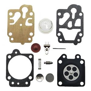 TNSRAY Joint de carburateur et kit de diaphragme pour carburateur, Kit de Réparation Membrane Remplacé Carburateurs Débroussailleuse,Valve de lampe d'amorce de kit de réparation de carburateur (kunmingmudingdianzishangwuyouxiagongsi, neuf)