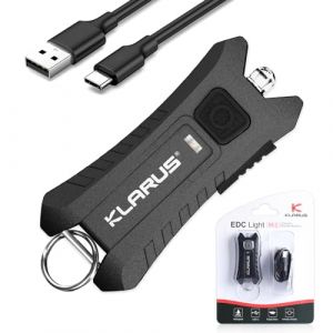 klarus Mi2 Lampe torche porte-clés LED USB C rechargeable 40 lumens Petit porte-clés de poche léger alimenté par batterie Bulid-in (Klarus® EU Store, neuf)
