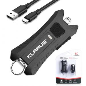 klarus Mi2 Lampe torche porte-clés LED rechargeable 40 lumens Petit porte-clés de poche léger alimenté par batterie Bulid-in (Klarus® EU Store, neuf)