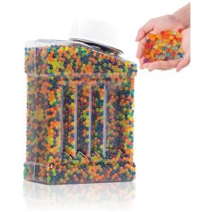 Perles d'eau, environ 60 000 perles d'eau color&eacute;es, d&eacute;coratives et color&eacute;es, peuvent &ecirc;tre utilis&eacute;es pour la d&eacute;coration de bricolage, le remplissage de vases, les perles de gel floral. (CHENGhongyu, neuf)