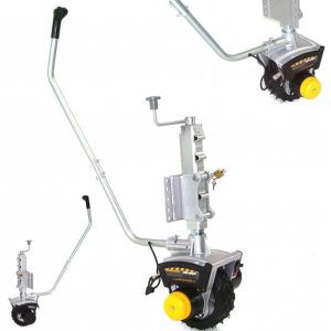 Roue jockey &eacute;lectrique 12 V 56720, pour remorque 2722 kg (Tiptopmaker, neuf)