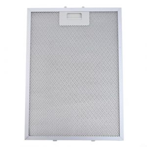 Filtre &agrave; graisse en maille d'aluminium lavable 370 x 270 mm pour hotte aspirante de cuisine, filtre de rechange &agrave; 5 couches en m&eacute;tal pour hotte aspirante Argent&eacute; (dedicatestore, neuf)