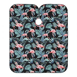 Feuille De Palmier Flamant Rose Cape De Coupe Antistatique Robe De Coiffure Imperméable Cape De Cheveux Pour Instituts De Beauté Salon Barber 140X168Cm (guangzhouhongchenmaoyishanghanggerenduzi, neuf)