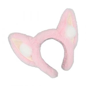 Watreketal Serre Tete,Serre-tête oreilles de renard pour cosplay, serre-tête pour femmes, étudiantes, se lavant le visage, serre-tête en peluche, pour fête, anime (Xuanlang Trading, neuf)