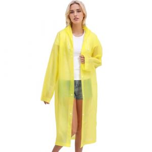 EJRUP Poncho Pluie Imperm&eacute;able, R&eacute;utilisable Poncho Mat&eacute;riel EVA,Cape de Pluie Capuche Femme Homme,pour Les Festivals de Camping et Les Randonn&eacute;es,Taille Unique (Anilalowbility, neuf)