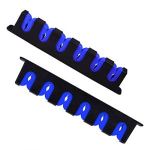 SAVITA 1 Paire Porte Canne &agrave; P&ecirc;che Mural, Horizontal Porte Canne &agrave; P&ecirc;che Stockage de 6 P&ocirc;les &Eacute;tag&egrave;re Porte Canne a P&ecirc;che pour Mur Garage Bateau (iHision, neuf)