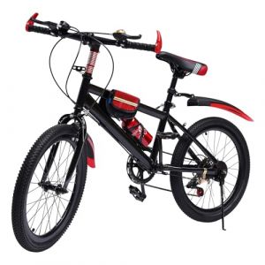 LENJKYYO VTT 20 "pour Enfant gar&ccedil;on et Fille VTT de qualit&eacute; sup&eacute;rieure 7/6 Vitesses v&eacute;lo pour Enfant gar&ccedil;on v&eacute;lo de Ville syst&egrave;me de Frein &agrave; Disque (Yvveki, neuf)