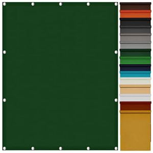 Voile Ombrage Imperméable Rectangulaire 3 x 3 m Résistant aux UV Toile de Jardin Balcon avec 4 Morceaux de Corde pour La Couverture VéGéTale Serre Pergola, Vert Foncé (LvLiangChenMiaoDianZiShangWuYouXianGongSi, neuf)