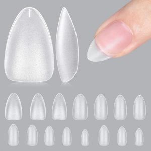 MUSILAN 1500 Pièces Capsule Americaine Ongle Amande, Pose Americaine Ongle 15 Tailles Mats Faux Ongles, Capsule Ongle Court, Soft Gel Nail Tips, Faux Ongles en Gel Couverture Complète Pour Nail Art (GZXINYU, neuf)