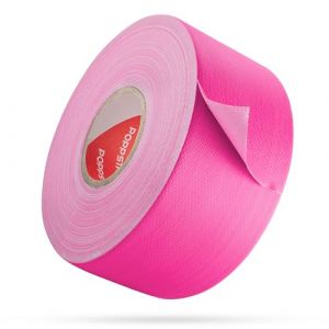 POPPSTAR Ruban adhésif néon UV 25m x 50mm, ruban adhésif fluorescent, néon rose, 1 rouleau (poppstar*, neuf)