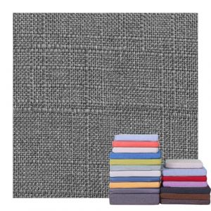 Housses de Coussin de Chaise de Jardin 3/5/8/10/15/20cm Épais Tissu Lin Housse de Remplacement avec Fermeture Éclair Antidérapante pour Coussin Carré de Cuisine Salle à Manger Canapé(Gray,40x40x3cm th (AMZGRZ, neuf)