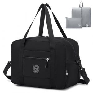 SPAHER Sac de Voyage Cabine Avion Bagage Cabine 40x30x25 Eurowings Sac de Sport Weekend Femme Homme 30L Imperm&eacute;able Bagage a Main Travel Duffle Bag avec Trousse de Toilette (SPAHER GROUP-FR, neuf)