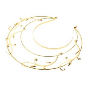 Beaupretty Coiffe Dorée pour Femme Couronne Grecque Décorative Accessoires de Déesse pour Robe D'halloween (lorianca, neuf)